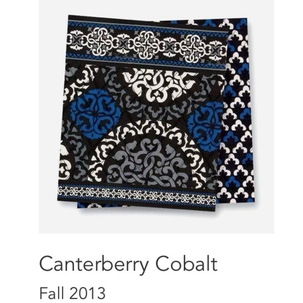 VERA BRADLEY Canterberry Cobalt Mini Cellphone Crossbody Chainlink Strap 2013 - Picture 14 of 14